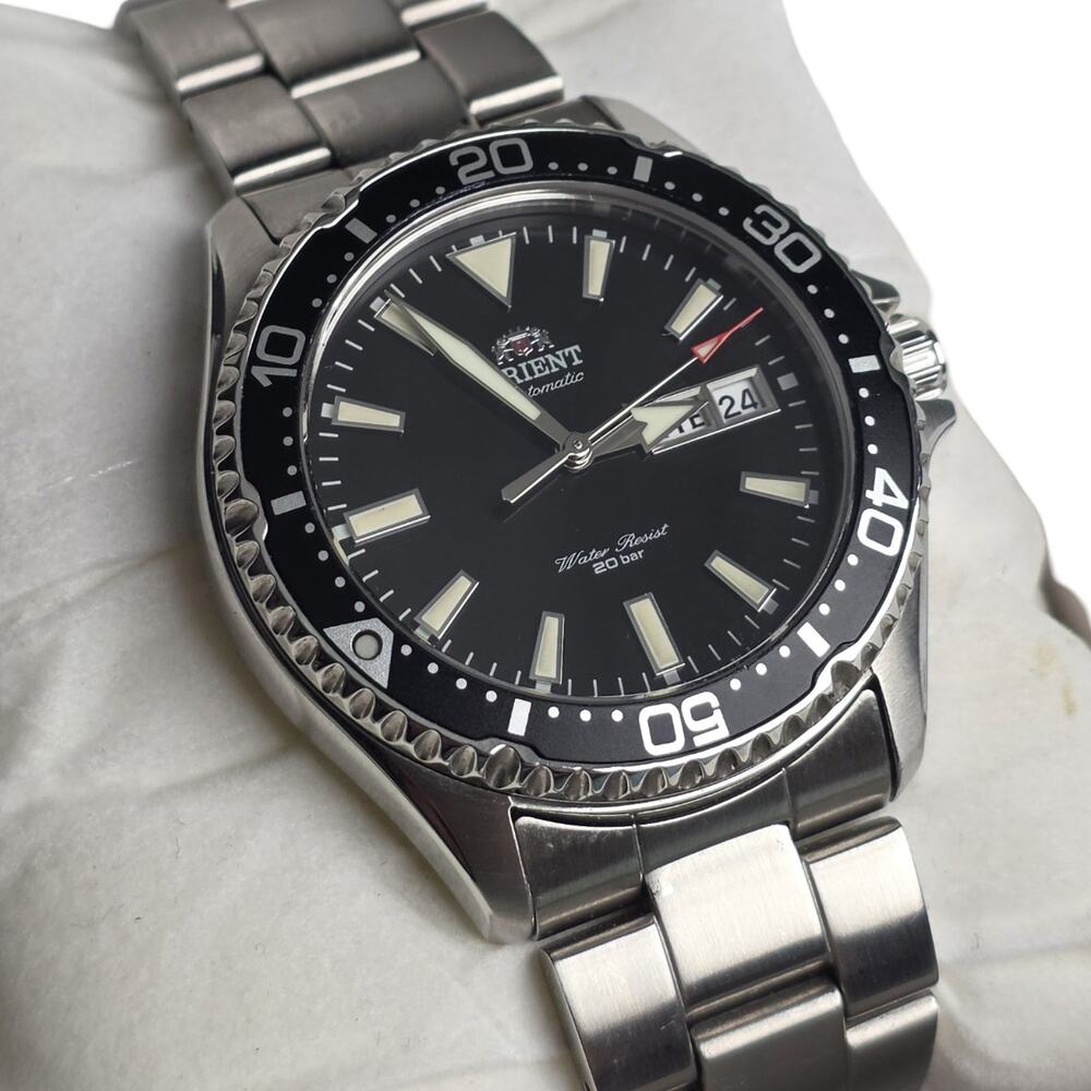Orient Kamasu Automatic Diver Watch Black Dial RA-AA0001B19B Box